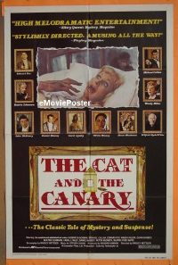 #0557 CAT & THE CANARY 1sh '79 Radley Metzger 