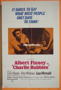 #0580 CHARLIE BUBBLES 1sh '68 Albert Finney 