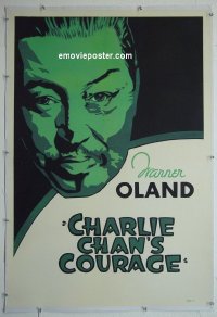 #2284 CHARLIE CHAN'S COURAGE linen 1sh '34 