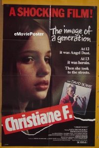 #103 CHRISTIANE F 1sh '82 classic drug film 