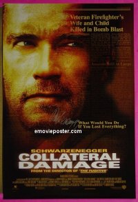 #2289 COLLATERAL DAMAGE DS 1sh 2002 Arnold 