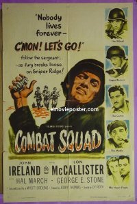 #7452 COMBAT SQUAD 1sh '53 Ireland 