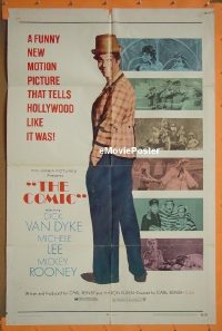 r458 COMIC one-sheet movie poster '69 Dick Van Dyke, Mickey Rooney