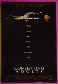 #2296 CONSENTING ADULTS DS 1sh '92 Kline 