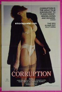 #0430 CORRUPTION 1sh '83 far out sex! 