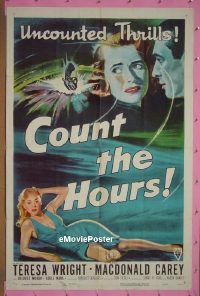 #114 COUNT THE HOURS 1sh '53 Don Siegel 