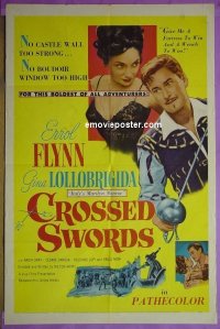 #7482 CROSSED SWORDS 1sh '53 Flynn 