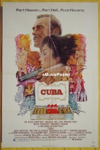 #4698 CUBA 1sh '79 Sean Connery 