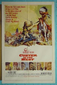 #7441 CUSTER OF THE WEST 1sh '68 Shaw, Ure