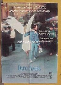 #634 DATE WITH AN ANGEL video 1sh '87 Cates 