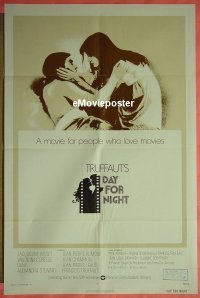 #4706 DAY FOR NIGHT 1sh '73 Truffaut, Bisset 