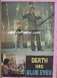 #312 DEATH HAS BLUE EYES 1sh c70s x-rated 