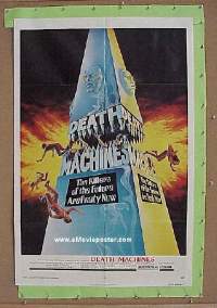 P475 DEATH MACHINES one-sheet movie poster '76 Marchini, Chong