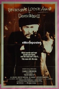 g330 DEATH WISH one-sheet movie poster '74 Charles Bronson, Winner