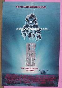 A266 DEEP STAR SIX one-sheet movie poster '89 Taurean Blacque