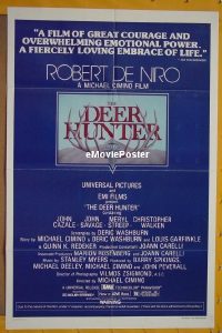 #4403 DEER HUNTER 1sh '78 Robert De Niro 