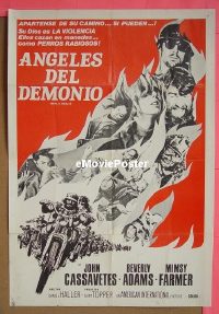 #382 DEVIL'S ANGELS Spanish 1sh '67 biker 