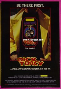 #2344 DICK TRACY DS adv 1sh 90 t-shirt style! 