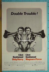 #2284 DIRTY HARRY/MAGNUM FORCE 1sh '75
