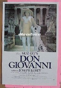 A310 DON GIOVANNI one-sheet movie poster '79 Joseph Losey