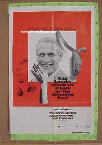 A326 DROWNING POOL int'l one-sheet movie poster '75 Paul Newman