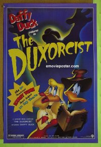#2296 DUXORCIST 1sh '87 Daffy Duck short!