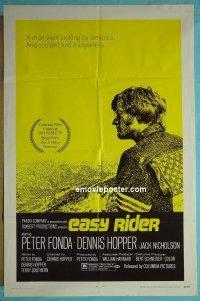 #4462 EASY RIDER 1sh '69 Peter Fonda, Hopper 