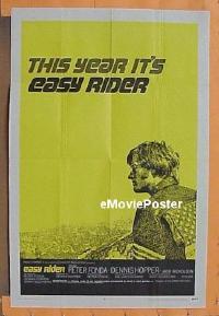 #216 EASY RIDER C 1sh '69 Peter Fonda, Hopper 