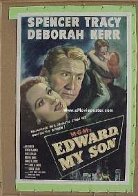 P551 EDWARD MY SON one-sheet movie poster '49 Spencer Tracy, Kerr