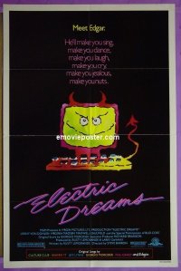 #3356 ELECTRIC DREAMS 1sh '84 devil computer!