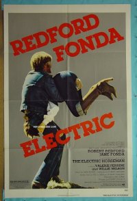 #7618 ELECTRIC HORSEMAN 1sh '79 Jane Fonda 