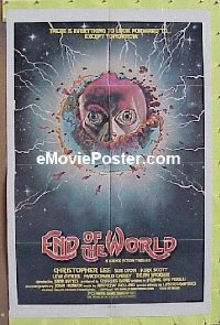 #3370 END OF THE WORLD 1sh '77 Chris Lee