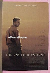 #136 ENGLISH PATIENT 2-sided 1sh '96 