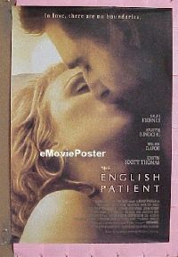 #137 ENGLISH PATIENT 'kissing style' 1sh '96 