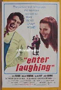 #0847 ENTER LAUGHING 1sh '67 Ferrer, Winters 