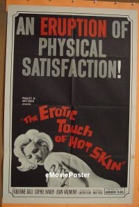 #062 EROTIC TOUCH OF HOT SKIN 1sh '63 sex! 