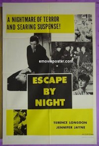 #0564 ESCAPE BY NIGHT military 1sh '64 