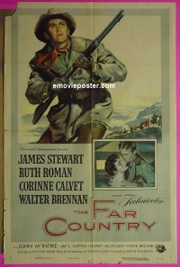 #4491 FAR COUNTRY 1sh '55 James Stewart 