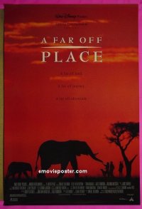 F059 FAR OFF PLACE DS 2 one-sheet movie posters '93 Walt Disney