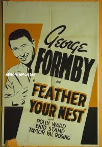 #170 FEATHER YOUR NEST 1sh '37 George Formby 