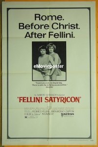 #171 FELLINI SATYRICON 1sh '70 cult classic! 