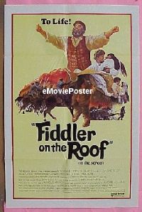 #270 FIDDLER ON THE ROOF style A English 1sh 