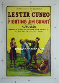 #2850 FIGHTING JIM GRANT linen one-sheet '23 Cuneo
