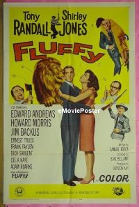 #183 FLUFFY 1sh '65 Tony Randall, Jones 