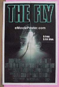 P657 FLY one-sheet movie poster '86 David Cronenberg, Goldblum