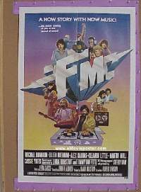 P659 FM one-sheet movie poster '78 Martin Mull, rock 'n' roll