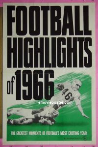 #0917 FOOTBALL HIGHLIGHTS OF 1966 1sh '66 