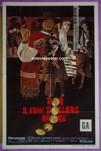 #0645 FOR A FEW DOLLARS MORE 1sh R80 Eastwood 