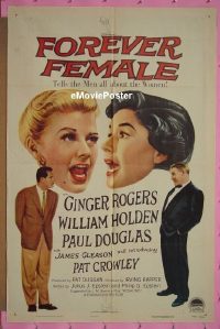 #212 FOREVER FEMALE 1sh '54 Ginger Rogers 