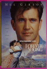 #2418 FOREVER YOUNG 1sh '92 Mel Gibson 